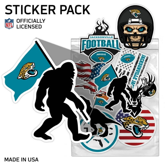 Jacksonville Jaguars Assorted Sticker Pack