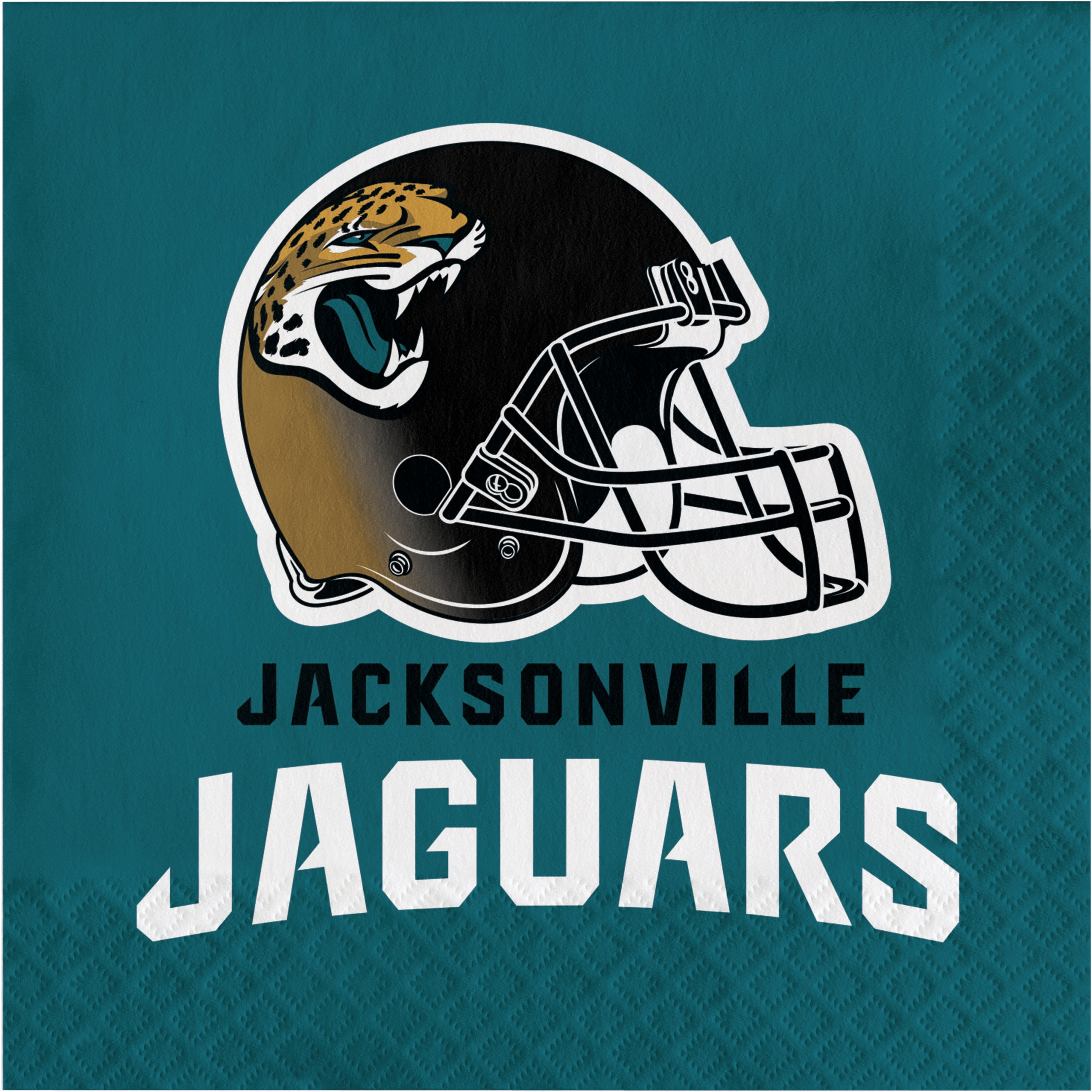 Jacksonville Jaguars Paper Napkins 48 Count for 24 Guests