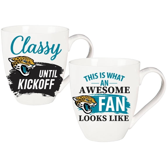 Jacksonville Jaguars Team 16oz. Ceramic Mug Gift Set