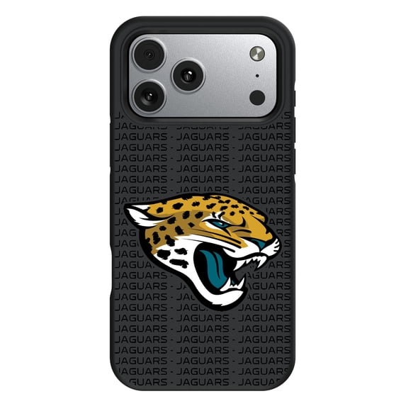 Jacksonville Jaguars iPhone Text Backdrop Design Bump Case