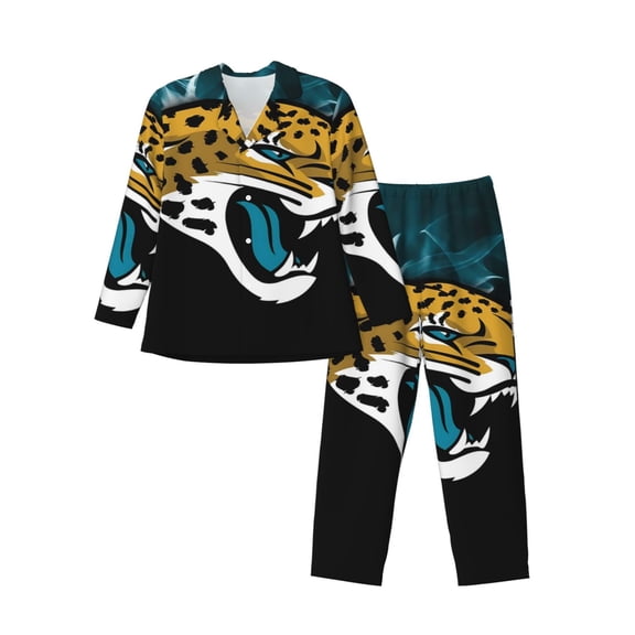 Jacksonville Men's Long-Sleeved Pajama Set Gift For Football Game Fans