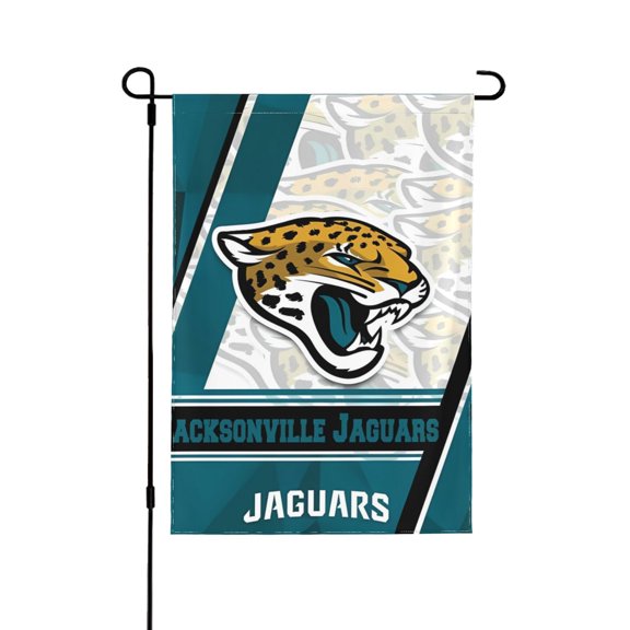 Jacksonville Personalized Double Garden Sided Flag Football Fans National Flag Yard Wall Mounted Painting Decorative Multicode Banner Indoor/Outdoor Home
