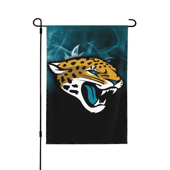 Jacksonville Personalized Double Garden Sided Flag Football Fans National Flag Yard Wall Mounted Painting Decorative Multicode Banner Indoor/Outdoor Home