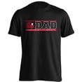 thumbnail image 1 of Jacksonville State University Gamecocks Dad Proud Parent Short Sleeve T-Shirt, 1 of 4