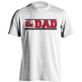 thumbnail image 1 of Jacksonville State University Gamecocks Dad Proud Parent Short Sleeve T-Shirt, 1 of 4