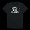 thumbnail image 1 of Jacksonville State University Gamecocks Distressed Arch College T-Shirt, Black - Medium, 1 of 1