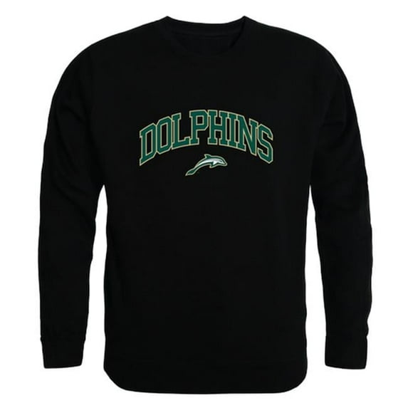 Jacksonville University Campus Crewneck T-Shirt, Black - Extra Large