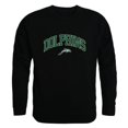 thumbnail image 1 of Jacksonville University Campus Crewneck T-Shirt, Black - Small, 1 of 1