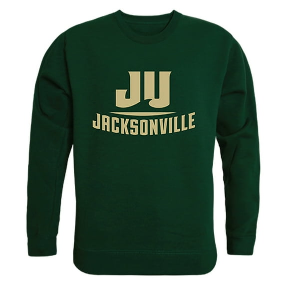 Jacksonville University Dolphins College Crewneck Sweatshirt - Forest Green, X-Large