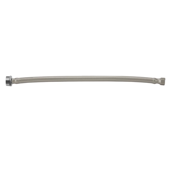 Jaclo 156-MN-SS-GREY Flex Decorative Cover Stainless Steel Flexible Braided 3/8" O.D. X