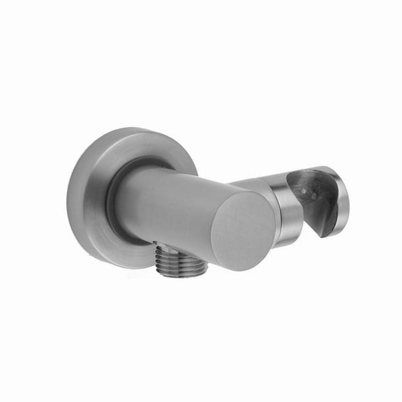 Jaclo Contempo Water Supply Elbow with Hand Shower Holder in Satin Nickel - 6458-SN