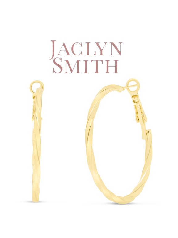 Classic Hoop Earrings In Gold