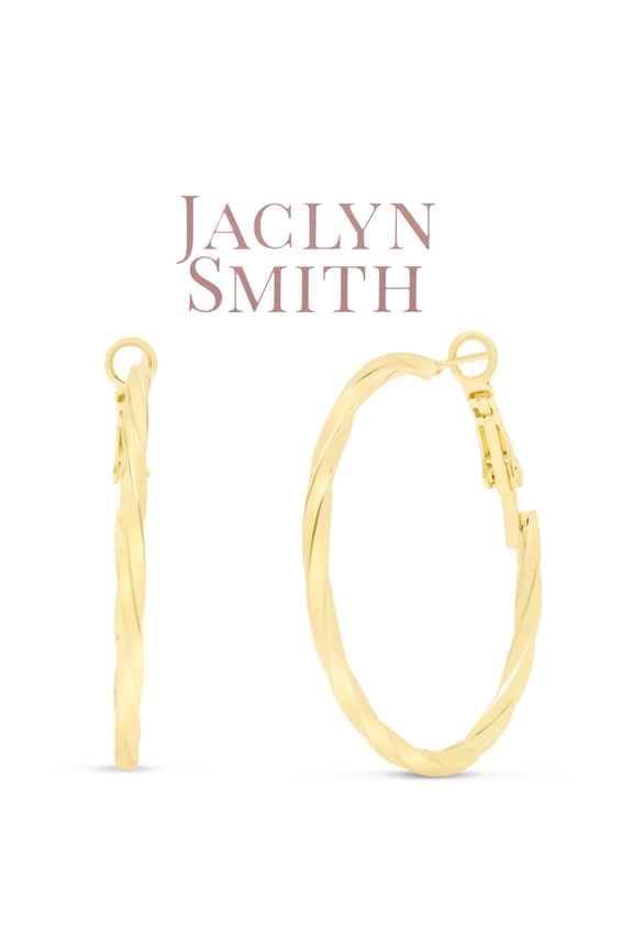 Classic Hoop Earrings In Gold