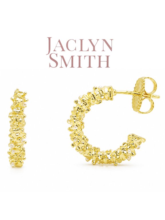 Confetti Hoop Earrings In Gold