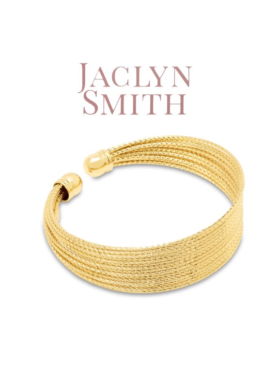 Luminescent Gold Cuff Bracelet