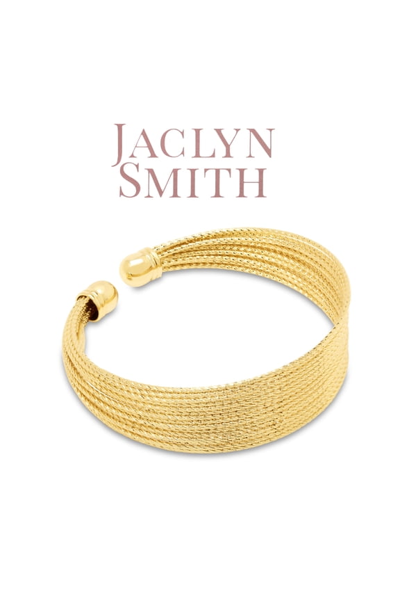 Luminescent Gold Cuff Bracelet