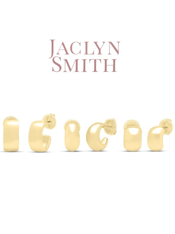 Petite Gold Hoop Earrings Set of 3