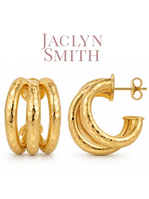 Radiant Hoop Earrings In Gold
