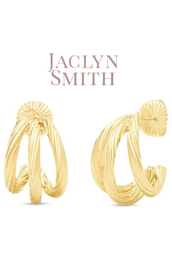 Split Hoop Earrings In Gold
