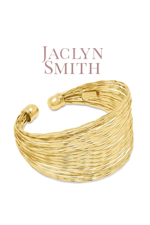 Wide Gold Cuff Bracelet
