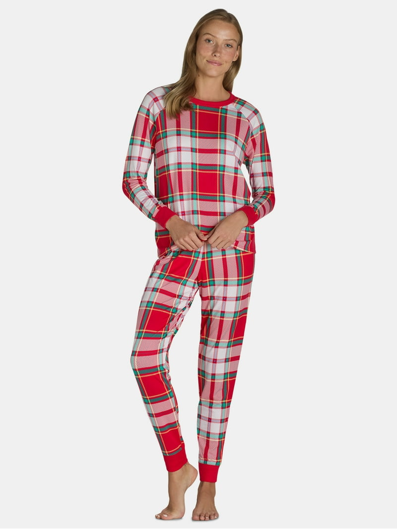 Pajama Pants Christmas Pyjamas Red Check Pjs Womens Check Pyjama