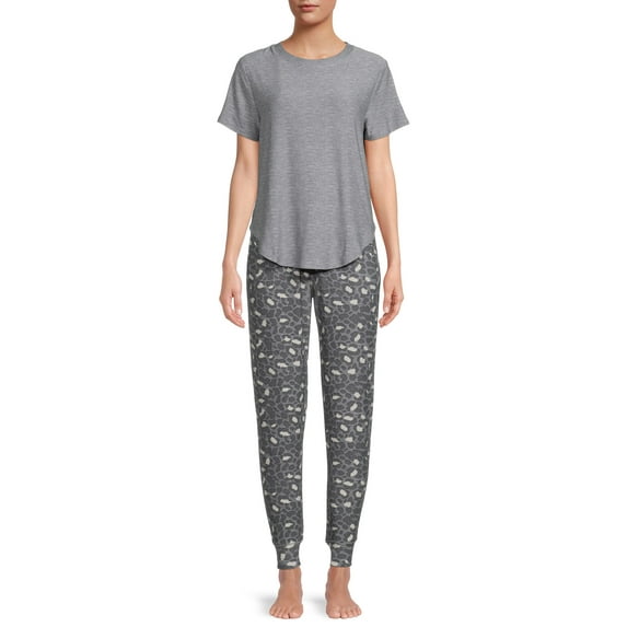Jaclyn Women and Women's Plus Printed Pajama Set, 2-Piece
