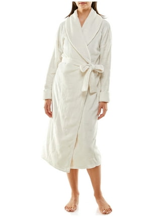 Labakihah Robes For Women Women Hooded Bathrobe Lightweight Soft Plush Long  Flannel Sleepwear Hooded Bathrobe Plush Long Robe Black
