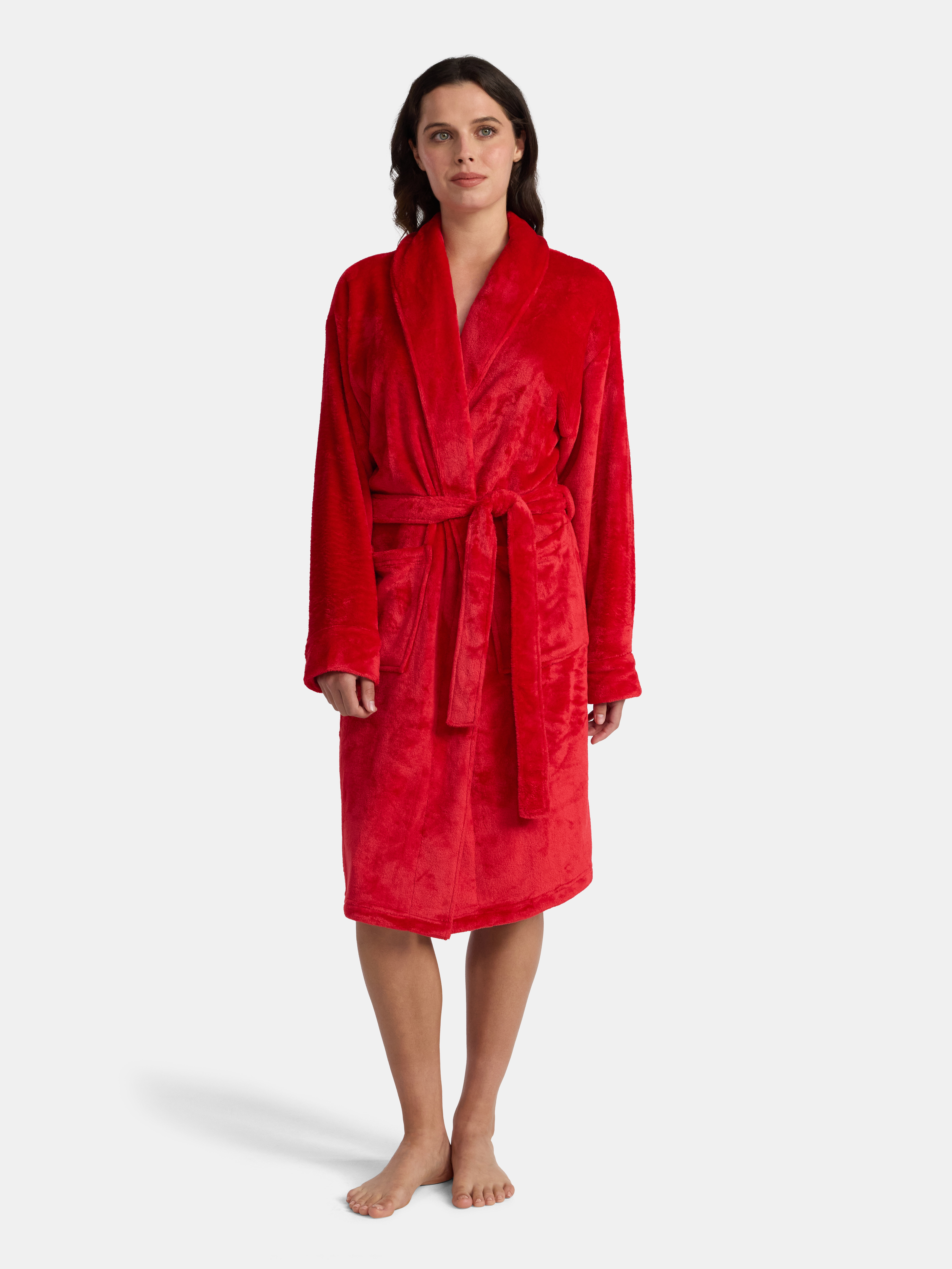 Women's Plush Robe, Sizes S-3X