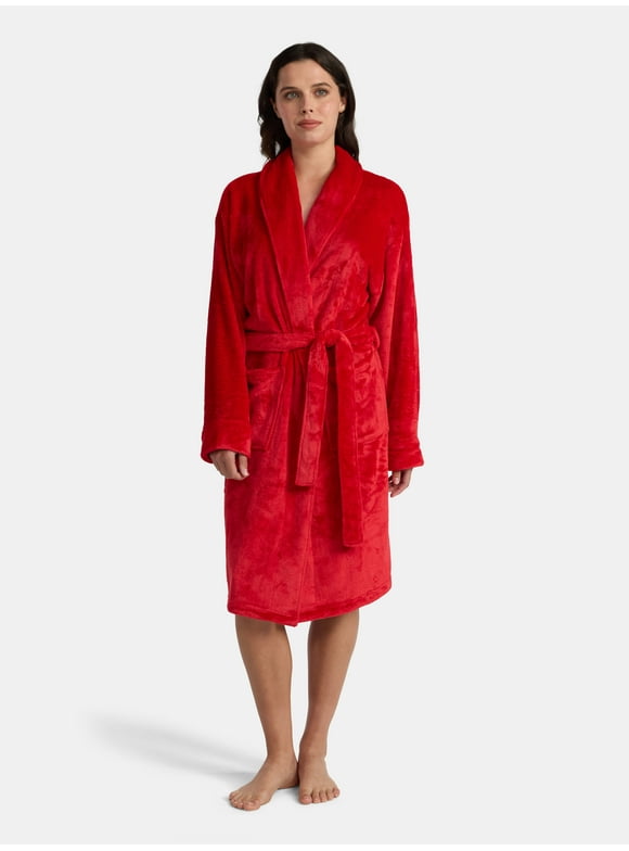 Women's Plush Robe, Sizes S-3X