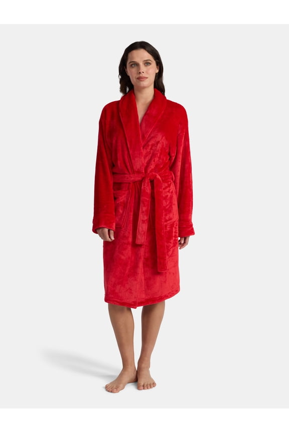 Women's Plush Robe, Sizes S-3X