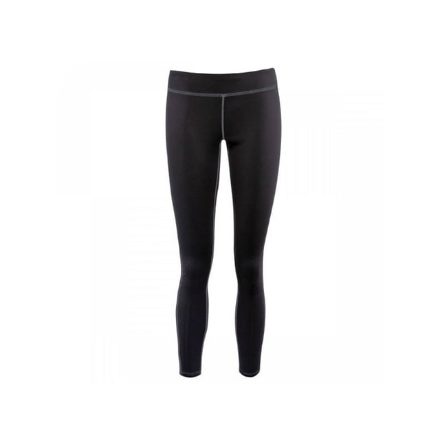 Jaco Athletic Pants for Women, Black Activewear Yoga Pants with Elastic Waistband, Large