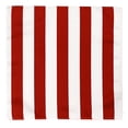 thumbnail image 1 of Jacob Alexander 1-Inch College Stripe Woven Pocket Square Handkerchief Hanky - Red White, 1 of 2