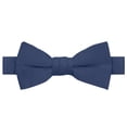 thumbnail image 1 of Jacob Alexander Boy's Kids Pretied Banded Adjustable Solid Color Bowtie - Steel Blue, 1 of 4