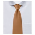 thumbnail image 1 of Jacob Alexander Boy's Prep Solid Color Self-Tie Regular Length Neck Tie - Copper Sundial, 1 of 6