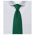 thumbnail image 1 of Jacob Alexander Men's Solid Color 2.75 inch Width Slim Neck Tie - Forest Green, 1 of 6