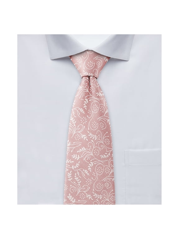 Boys' Prep Floral Regular Self-Tie Cotton Neck Tie - Dusty Rose