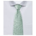 thumbnail image 1 of Jacob Alexander Boys' Prep Floral Regular Self-Tie Cotton Neck Tie - Dusty Sage, 1 of 7