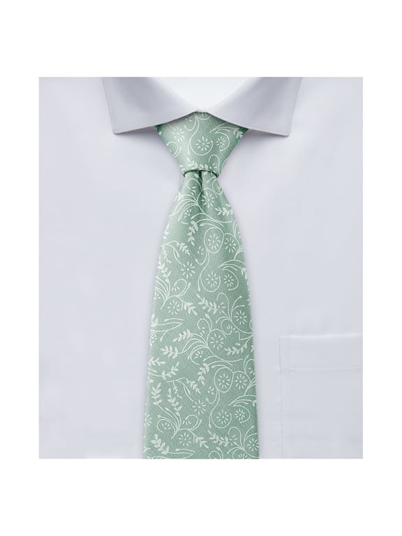 Boys' Prep Floral Regular Self-Tie Cotton Neck Tie - Dusty Sage