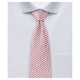 thumbnail image 1 of Jacob Alexander Boys' Prep Seersucker Striped Pattern Regular Self-Tie Neck Tie - Red, 1 of 8