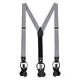 thumbnail image 1 of Jacob Alexander Boys' Seersucker Striped Pattern Suspenders - Black, 1 of 7