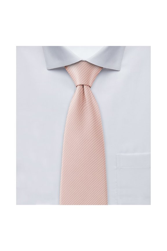 Boys' Tone on Tone Corded Regular Self Tie Neck Tie - Peach