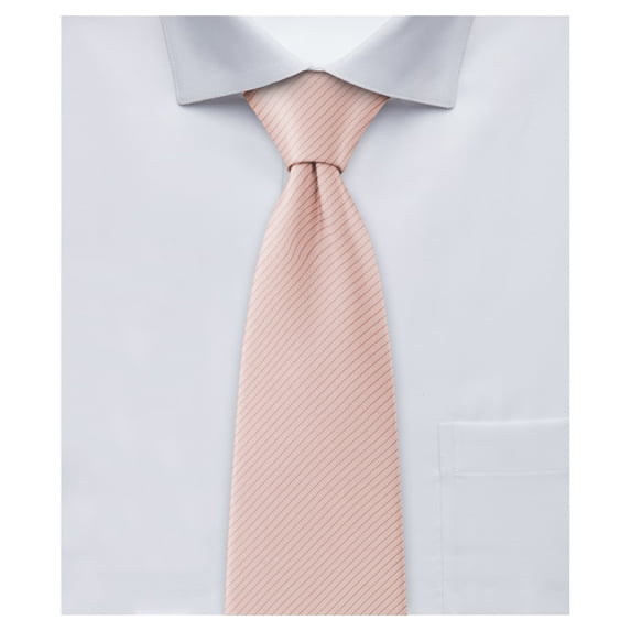 Jacob Alexander Boys' Tone on Tone Corded Regular Self Tie Neck Tie - Peach