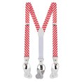 thumbnail image 1 of Jacob Alexander Kids' Merry Christmas Candy Cane Red White Stripe Suspenders, 1 of 8