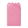 thumbnail image 1 of Jacob Alexander Linen Handrolled 15" x 15" Pocket Square Hanky - Light Pink, 1 of 4