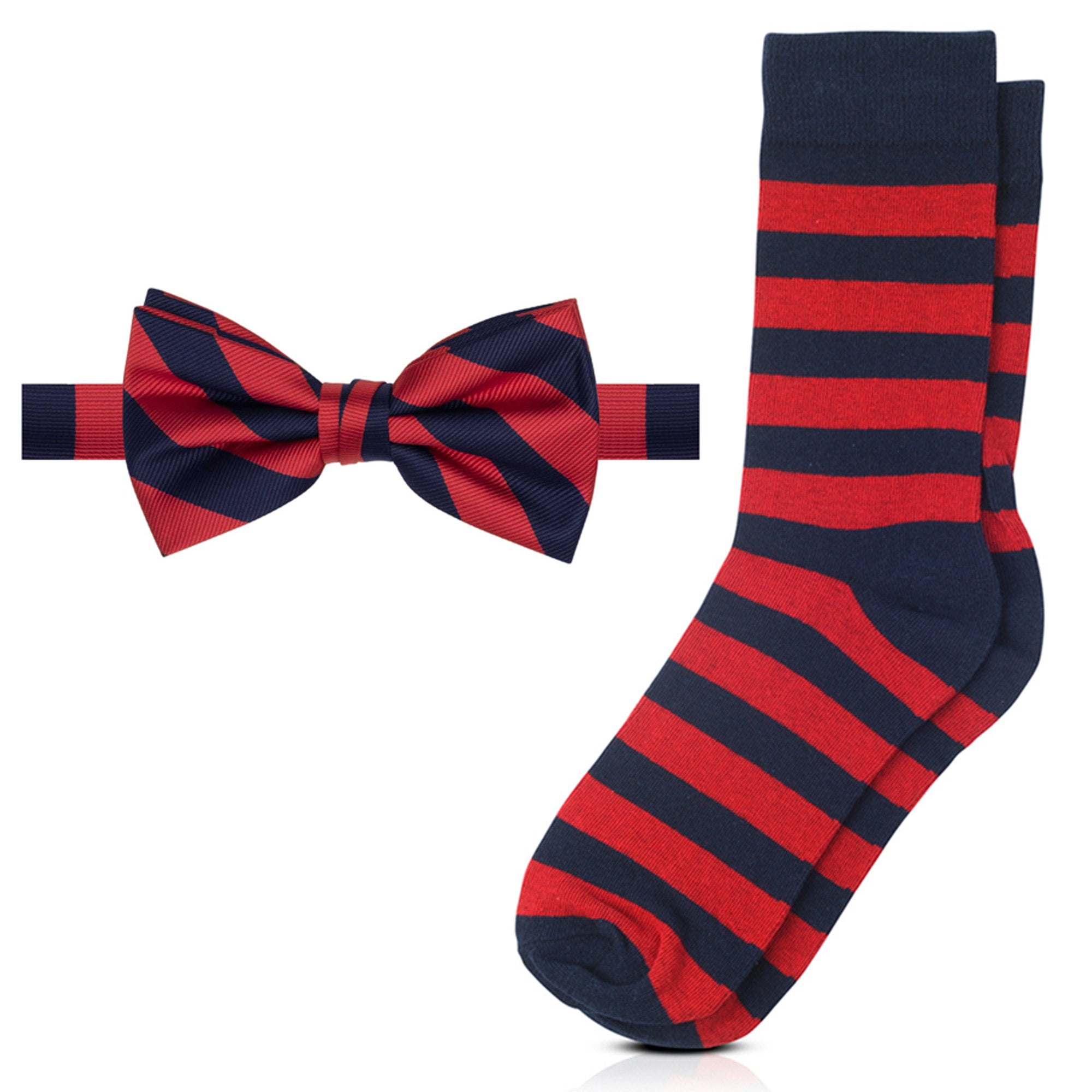 bow tie and matching socks