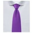 thumbnail image 1 of Jacob Alexander Men's Extra Long Solid Color Tie - Purple, 1 of 8