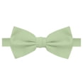 thumbnail image 1 of Jacob Alexander Men's Pre-Tied Banded Adjustable Solid Color Bow Tie - Honeydew, 1 of 4