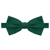 Jacob Alexander Men's Pre-Tied Banded Adjustable Solid Color Bow Tie ...
