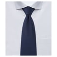 thumbnail image 1 of Jacob Alexander Men's Pre-Tied Ready Made Solid Color Clip-On Neck Tie - Navy Blue, 1 of 8