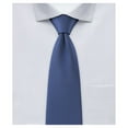 thumbnail image 1 of Jacob Alexander Men's Pre-Tied Ready Made Solid Color Clip-On Neck Tie - Steel Blue, 1 of 7
